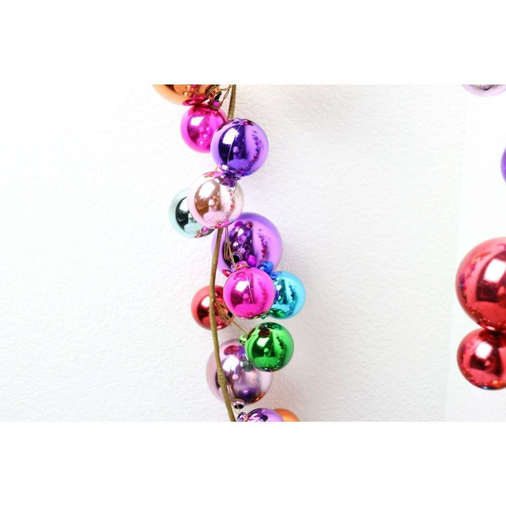 NEW RAZ Imports Multicolored Christmas Garland 4 FEET Long Holiday Decorations - Picture 9 of 10